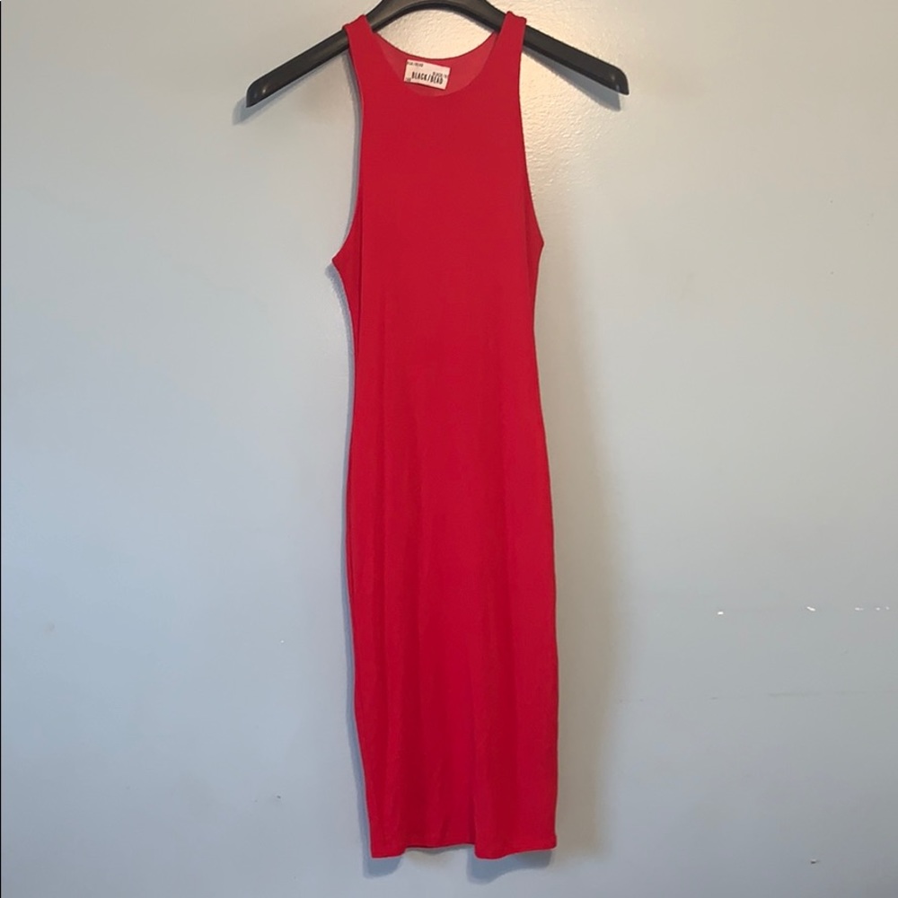 Blackbead Red Long Maxi Dress